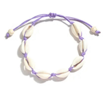 Charger l'image dans la galerie, Handmade Natural Cowrie Sea Shell Bracelet - Mini Mermaid Tails