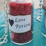 Load image into Gallery viewer, Magic Love Potion Necklace - Perfect Valentines Day Gift - Mini Mermaid Tails