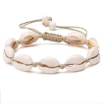 Charger l'image dans la galerie, Handmade Natural Cowrie Sea Shell Bracelet - Mini Mermaid Tails