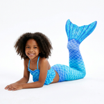 Load image into Gallery viewer, Coco in the Turquoise Frill tummy pose
