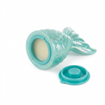 Load image into Gallery viewer, Open aqua mermaid tail lip balm