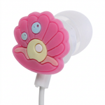Load image into Gallery viewer, Pink shell earpiece close-up