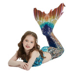 Charger l'image dans la galerie, Luxury Mermaid Tail & Bikini - Jewel Blue Ages 3 to 16 (Adults Size M) - Mini Mermaid Tails