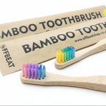Load image into Gallery viewer, Mermaid Bristle Bamboo Toothbrushes - Mini Mermaid Tails