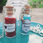 Load image into Gallery viewer, Magic Love Potion Necklace - Perfect Valentines Day Gift - Mini Mermaid Tails
