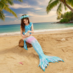 Load image into Gallery viewer, Luxury Mermaid Tail & Bikini - Sky - Mini Mermaid Tails