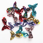 Load image into Gallery viewer, Sequin Mermaid Tail Hair Clip - Mini Mermaid Tails