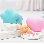 Load image into Gallery viewer, Sleeping Mermaid LED Night Light - Mini Mermaid Tails