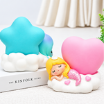 Charger l'image dans la galerie, Sleeping Mermaid LED Night Light - Mini Mermaid Tails