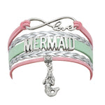 Load image into Gallery viewer, Braided Mermaid & Unicorn Friendship Bracelets - Mini Mermaid Tails