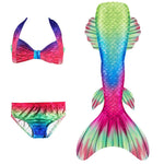 Load image into Gallery viewer, LAST FEW REMAINING! Mermaid Tail & Bikini - Tropical - Mini Mermaid Tails