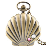 Load image into Gallery viewer, Mermaids Pocket Watch Necklace - Mini Mermaid Tails