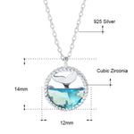 Load image into Gallery viewer, Sterling Silver Mermaid Tail Necklace - Mini Mermaid Tails