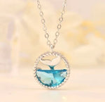 Load image into Gallery viewer, Sterling Silver Mermaid Tail Necklace - Mini Mermaid Tails