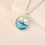 Load image into Gallery viewer, Sterling Silver Mermaid Tail Necklace - Mini Mermaid Tails