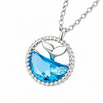 Load image into Gallery viewer, Sterling Silver Mermaid Tail Necklace - Mini Mermaid Tails