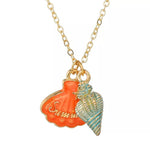 Load image into Gallery viewer, Pretty Kids Necklaces - Mermaid, Shell, Starfish - Mini Mermaid Tails