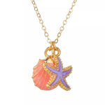 Load image into Gallery viewer, Pretty Kids Necklaces - Mermaid, Shell, Starfish - Mini Mermaid Tails