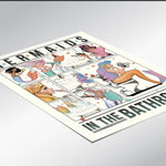 Charger l'image dans la galerie, Mermaids in the Bathroom decor poster print - Mini Mermaid Tails
