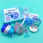 Load image into Gallery viewer, Mermaid Dreamcatcher Hoop Craft Kit - Mini Mermaid Tails