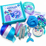 Charger l'image dans la galerie, Mermaid Dreamcatcher Hoop Craft Kit - Mini Mermaid Tails