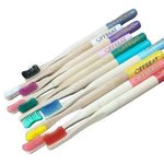 Load image into Gallery viewer, Offbeat Bamboo Toothbrush - Mini Mermaid Tails