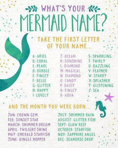 What would your Mermaid name be?
