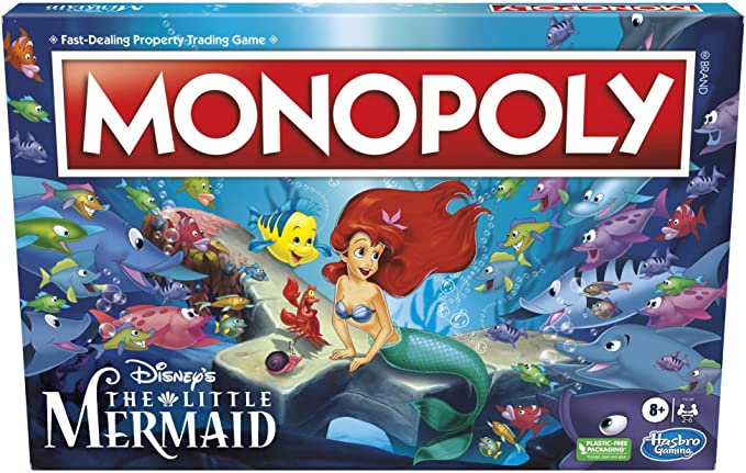 LAST FEW REMAINING! The Little Mermaid Themed Monopoly Game - US Import