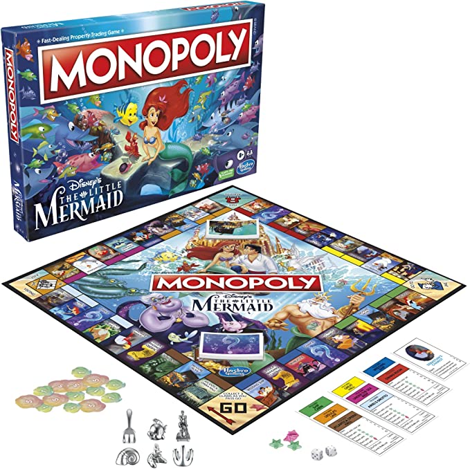 The Little Mermaid Themed Monopoly Game - US Import