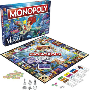 LAST FEW REMAINING! The Little Mermaid Themed Monopoly Game - US Import
