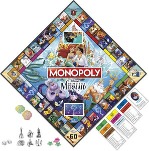 The Little Mermaid Themed Monopoly Game - US Import
