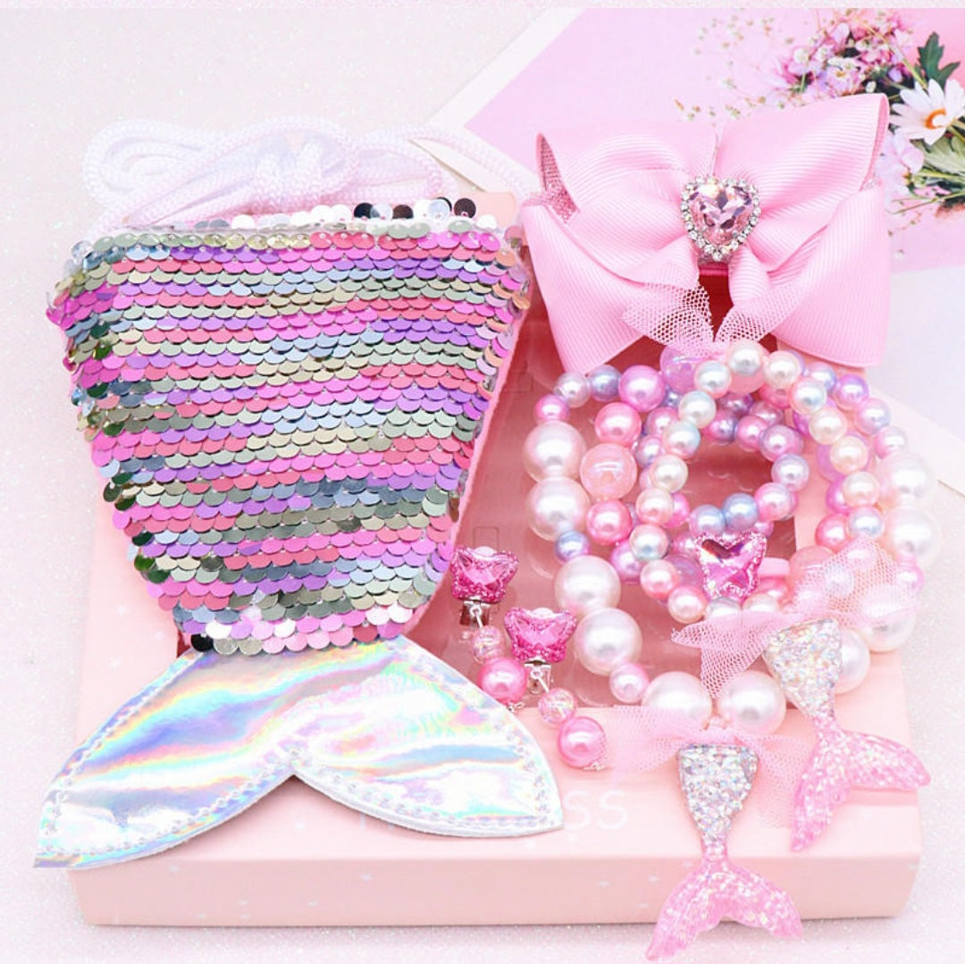 Mini Mermaid Tails Kids Accessories Gift Box