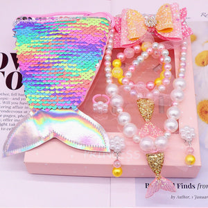 Mini Mermaid Tails Kids Accessories Gift Box