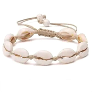 Handmade Natural Cowrie Sea Shell Bracelet