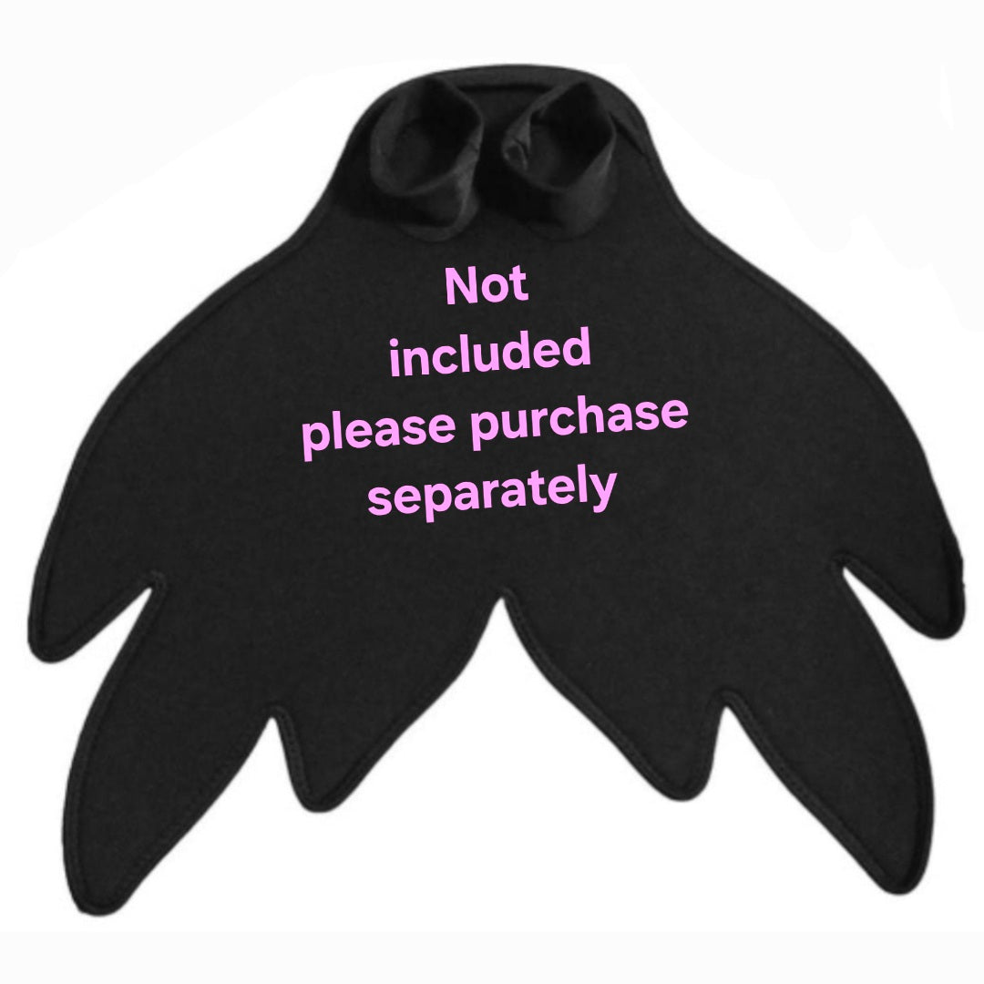 Queue de sirène avec nœud en organza et pompon en édition limitée