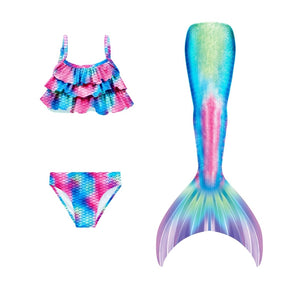 NEW Mermaid Tail & Bikini - Tye Dye