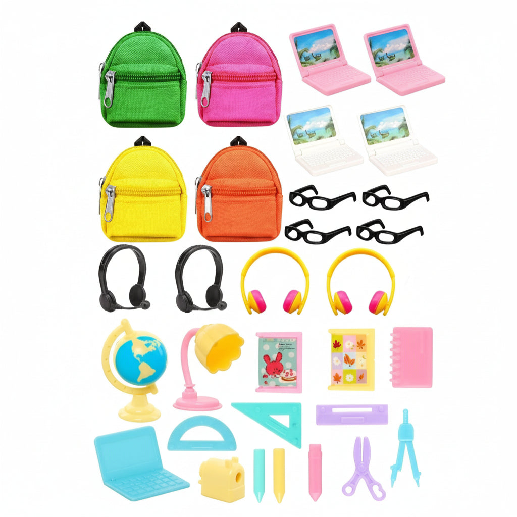 Student Accessories & Backpacks for 11 inch dolls - Mini Mermaid Tails