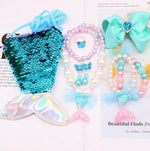 Load image into Gallery viewer, Mini Mermaid Tails Kids Accessories Gift Box

