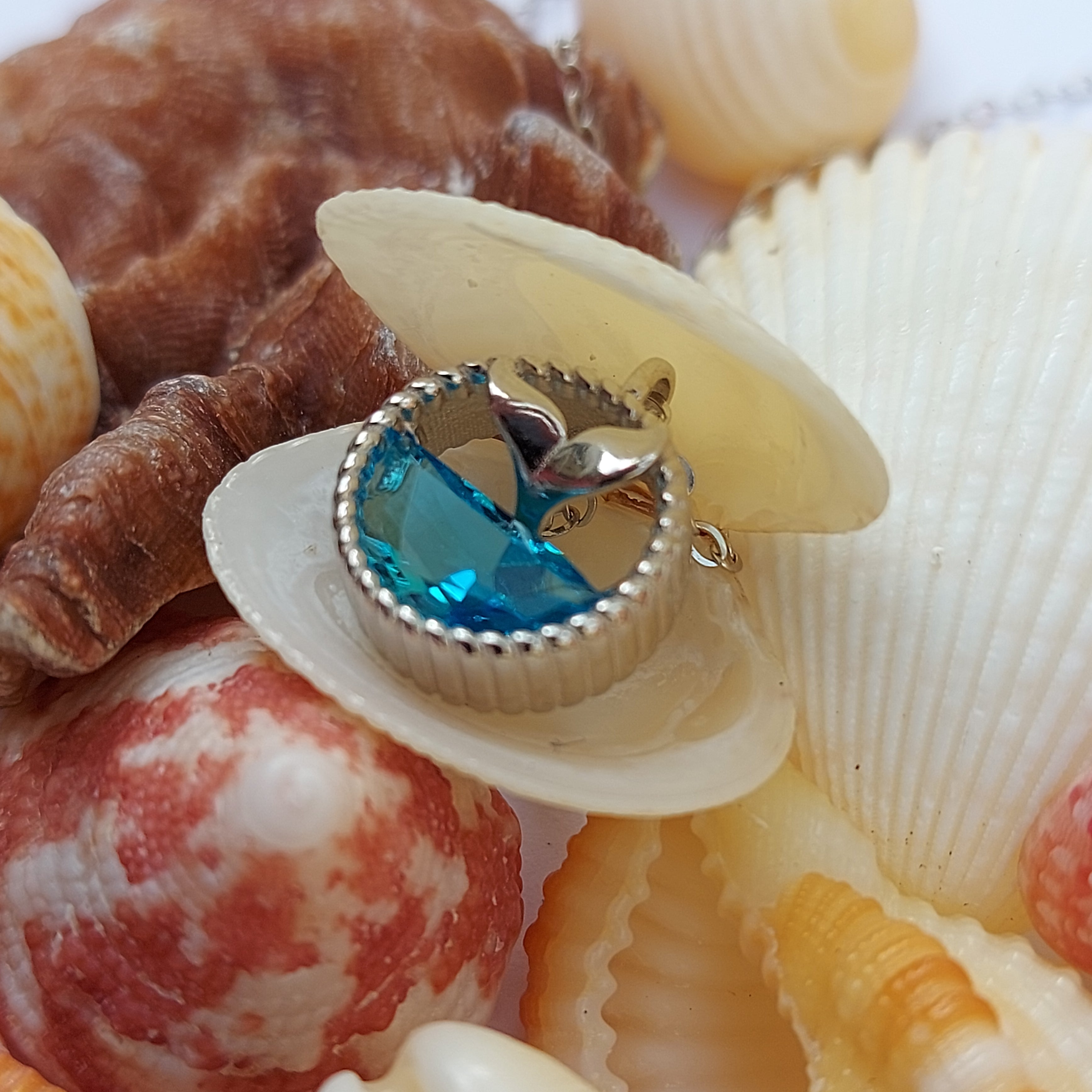 Sterling Silver Mermaid Tail Necklace