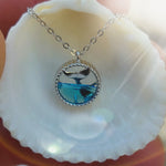 Load image into Gallery viewer, Sterling Silver Mermaid Tail Necklace
