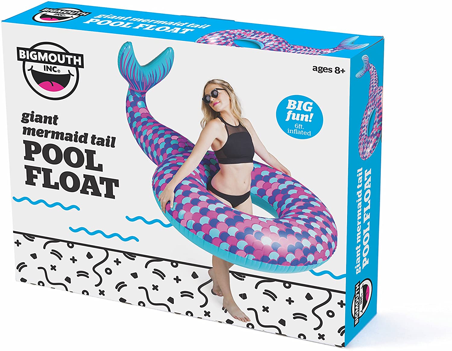 BigMouth Inc Giant Mermaid Pool Float