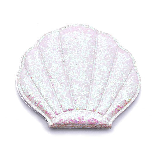 Shell Shape Mermaid Compact Hand Mirror - Glitter