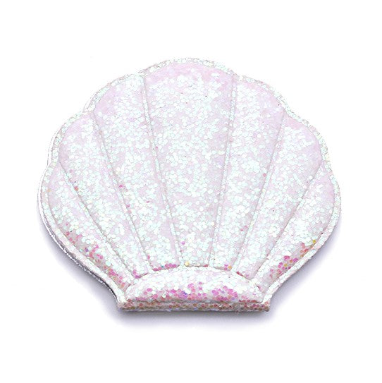 Shell Shape Mermaid Compact Hand Mirror - Glitter