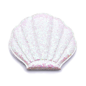 Shell Shape Mermaid Compact Hand Mirror - Glitter