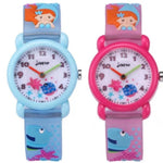 Load image into Gallery viewer, Kids Analogue Watch, Waterproof 3D Cute Cartoon Mermaid Silicone Watch
