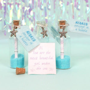 Mermaid Message in a Bottle Gift