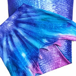 Load image into Gallery viewer, Luxury Mermaid Tail &amp; Match Frill Bikini - Cosmic Purple
