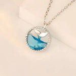 Load image into Gallery viewer, Sterling Silver Mermaid Tail Necklace
