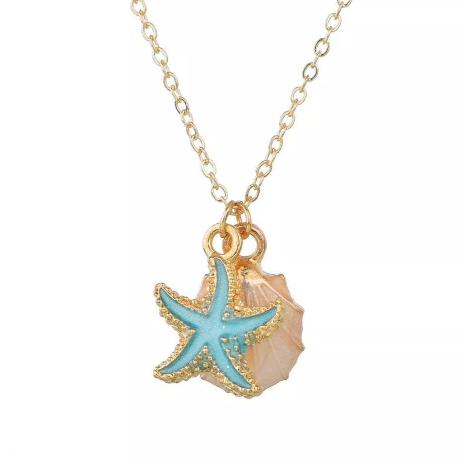 Pretty Kids Necklaces - Mermaid, Shell, Starfish