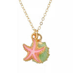 Charger l&#39;image dans la galerie, Pretty Kids Necklaces - Mermaid, Shell, Starfish
